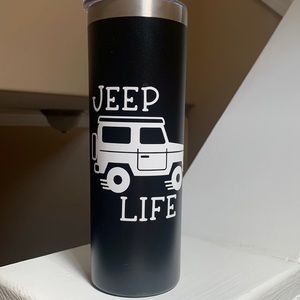 Brand new, stainless ‘Jeep Life’ 20 oz tumbler.